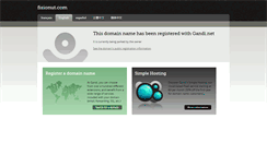 Desktop Screenshot of fisionut.com